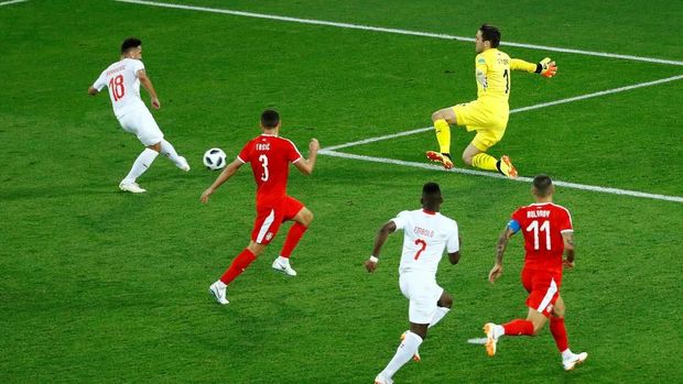 LIVE: Serbia vs Swiss di Grup E Piala Dunia 2018