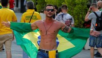 Selecao memetik kemenangan dengan hasil akhir 2-0 atas Los Ticos. Sergei Karpukhin/Reuters.