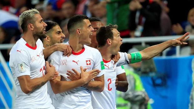 Swiss berpeluang melaju ke fase gugur Piala Dunia 2018.