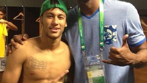 Foto: Transformasi Neymar dari Ceking Sampai Kekar Berotot