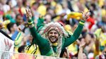 Rupa Bahagia Suporter Brasil Kalahkan Kosta Rika