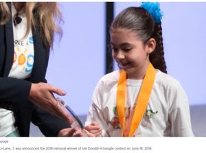 Kisah Coretan Bocah Kelas 1 SD yang Memenangkan Kontes dari Google