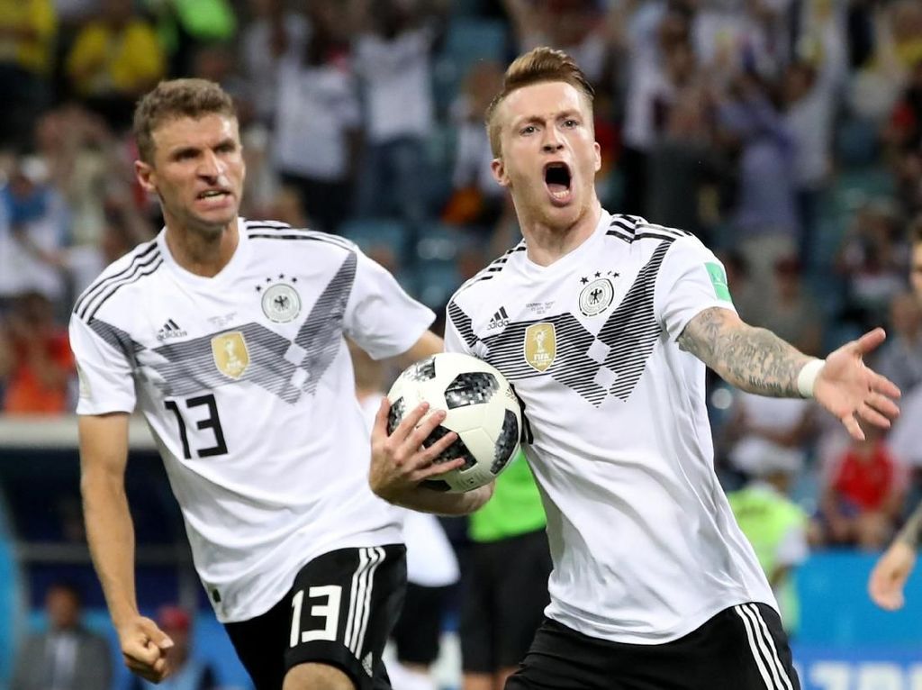 Jerman Butuh 34 Tembakan untuk Bikin Gol Pertama di Piala Dunia 2018