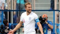 Di babak kedua Inggris hanya bisa menmabah satu gol. Harry Kane menyempurnakan penampilannya di laga tersebut dengan mengemas hat-trick. (REUTERS/Lucy Nicholson)