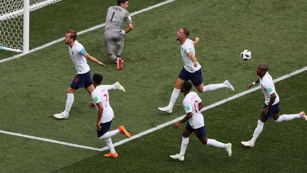 Timnas Inggris merebut kemenangan 6-0 ketika berhadapan dengan Panama.