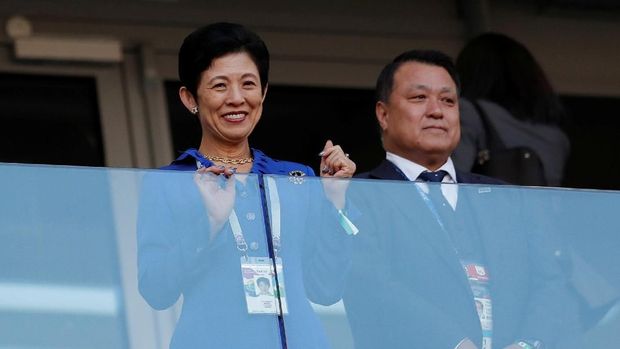 Putri Takamado turut hadir di laga Jepang vs Senegal.