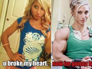 Meme Lucu untuk Tidak Remehkan Cewek Berotot