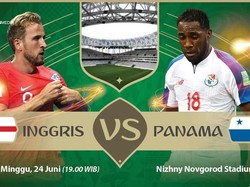 Live Report Piala Dunia 2018: Inggris vs Panama