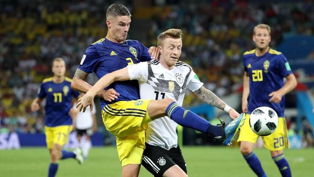 Kehadiran Marco Reus jadi pembeda dalam permainan Jerman.