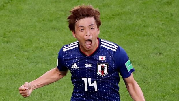 Takashi Inui bisa berhadapan dengan Toby Alderweireld dalam laga Belgia vs Jepang.