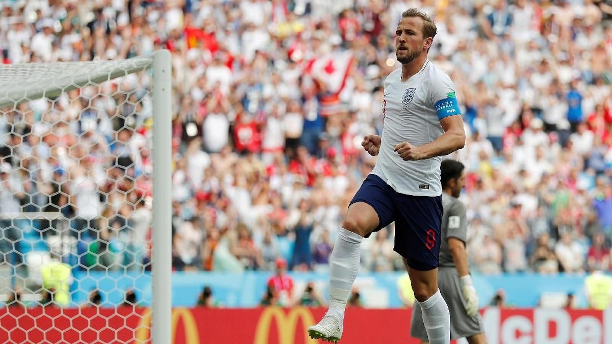 Harry Kane mencetak hat-trick ke gawang Panama. (Foto: Carlos Barria/Reuters)