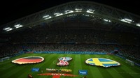 Jerman menghadapi Swedia pada pertandingan Grup F di Fisht Olympic Stadium, Sochi, Minggu (25/6/2018) dinihari WIB. Foto: Hannah McKay/Reuters