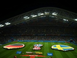 Jerman menghadapi Swedia pada pertandingan Grup F di Fisht Olympic Stadium, Sochi, Minggu (25/6/2018) dinihari WIB. Foto: Hannah McKay/Reuters