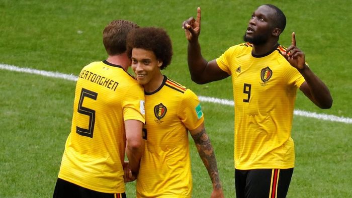 Romelu Lukaku menyumbangkan dua gol untuk Belgia pada laga melawan Tunisia (Foto: Kai Pfaffenbach/Reuters) Romelu Lukaku menyumbangkan dua gol untuk Belgia pada laga melawan Tunisia (Foto: Kai Pfaffenbach/Reuters)