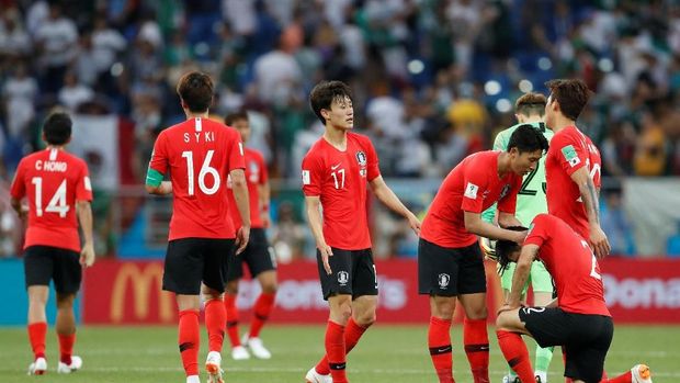Korea Selatan menelan dua kekalahan di Grup F Piala Dunia 2018.