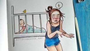 8 Ilustrasi Manis Ini Gambarkan Sulitnya Pekerjaan Jadi Seorang Ibu