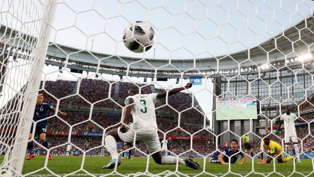 Keisuke Honda jadi penyelamat Jepang lewat golnya di menit ke-78.