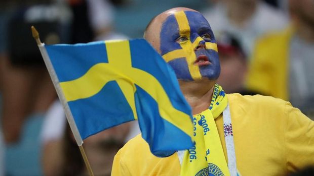 Pendukung Swedia batal merayakan kemenangan tim favorit dalam laga menghadapi Jerman.
