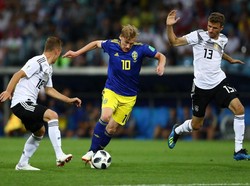 Babak I: Jerman Tertinggal 0-1 dari Swedia