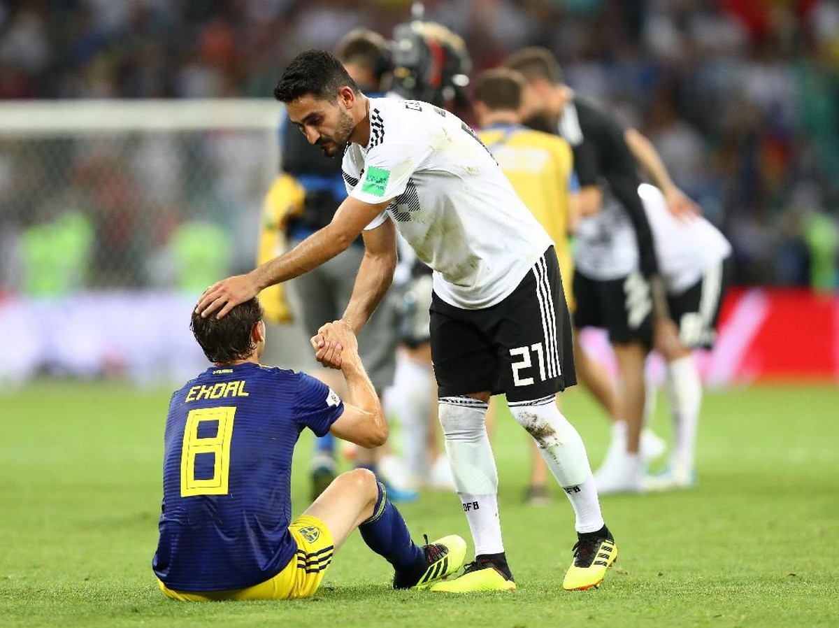 Jerman menang dramatis atas Swedia 2-1. (Foto: Dean Mouhtaropoulos/Getty Images)