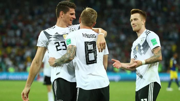 Timnas Jerman terancam turun dari Liga A UEFA Nations League (Michael Dalder/REUTERS) Timnas Jerman terancam turun dari Liga A UEFA Nations League (Michael Dalder/REUTERS)