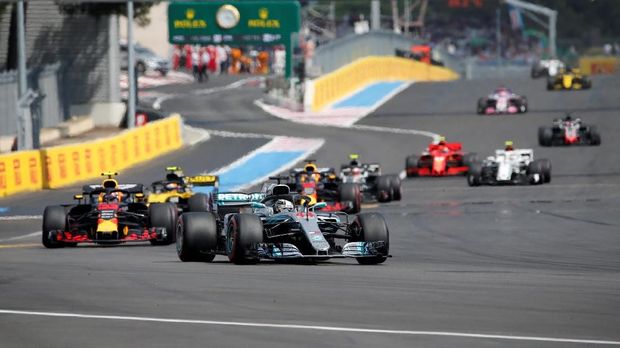 Lewis Hamilton berhasil memenangi balapan F1 GP Prancis.