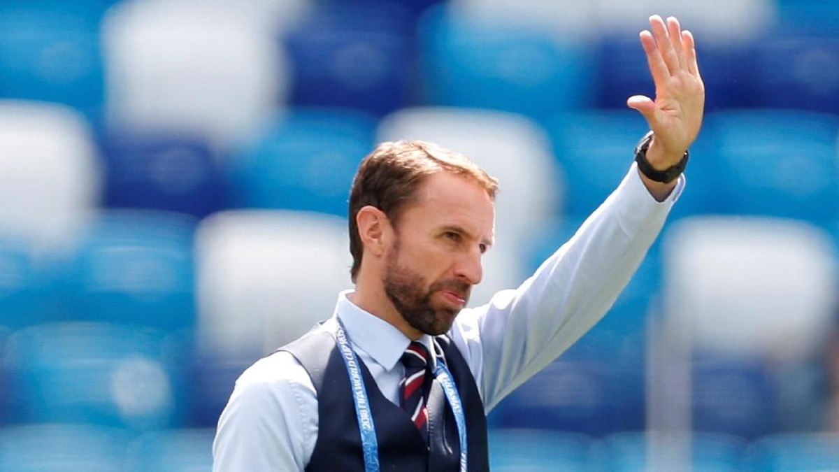 Manajer Inggris, Garteh Southgate. (Foto: Matthew Childs/Reuters)