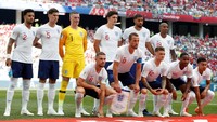 Inggris meraih tiket ke babak 16 besar setelah meraih dua kemenangan melawan Tunisia dan Panama. Mereka akan bertemu Belgia di matchday ketiga Grup G untuk merebutkan status juara grup. (Foto: REUTERS/Matthew Childs)