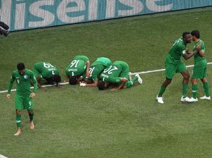 Arab Saudi Menang Dramatis atas Mesir