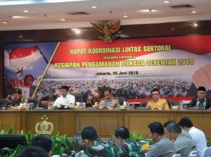 Menko Polhukam hingga Kapolri Rapat Pengamanan Pilkada Serentak