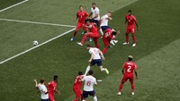 John Stones (Inggris). Total 2 gol (sundulan) sudah dicetak Stones dari 345 menit penampilannya di Piala Dunia 2018. (Foto: Ivan Alvarado/Reuters)