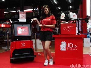 Canggih! Ada Drone Buat Kirim Barang di JIExpo