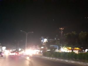 Foto: Gelapnya Pekanbaru karena Pemkot Nunggak Listrik Rp 37 M