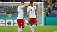 Laga berakhir dengan skor 3-0 untuk kemenangan Kolombia. Foto: Sergio Perez/Reuters