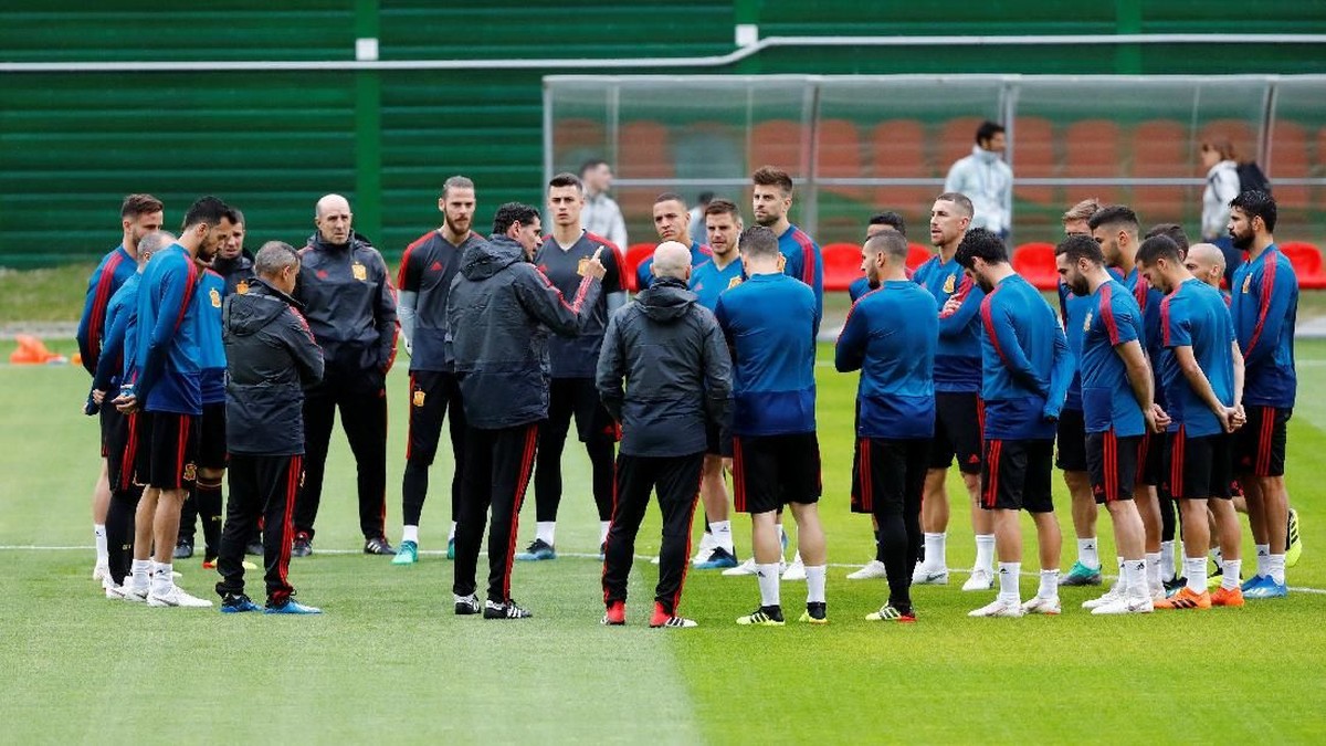 Timnas Spanyol akan menghadapi Maroko di laga terakhir Grup B Piala Dunia 2018 (Foto: Fabrizio Bensch/Reuters)