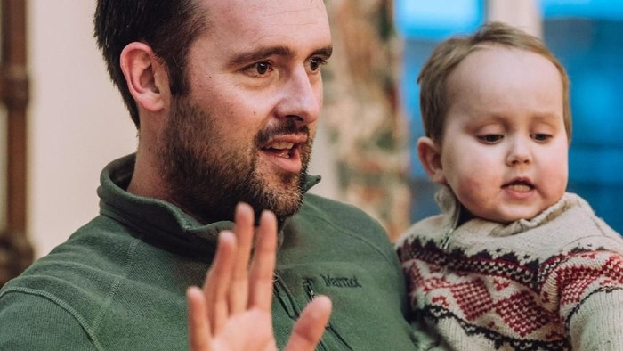 Dexter bersama sang ayah. Foto: The Telegraph Dexter bersama sang ayah. Foto: The Telegraph