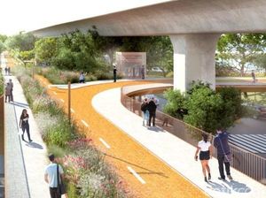 Jalur Kereta Layang Nganggur Disulap Jadi Taman Raksasa