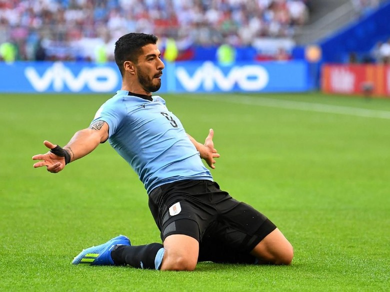 Luis Suarez Dekati Rekor Gol Uruguay di Piala Dunia