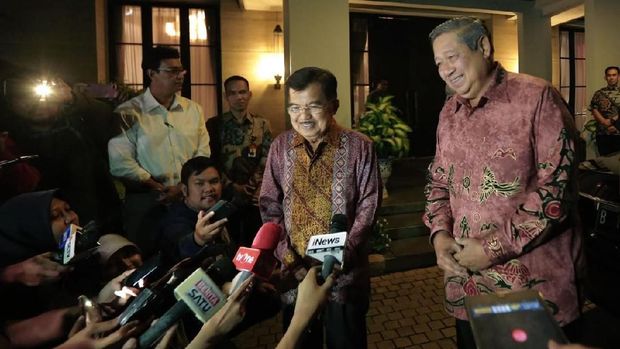 SBY dan JK saat bertemu. 