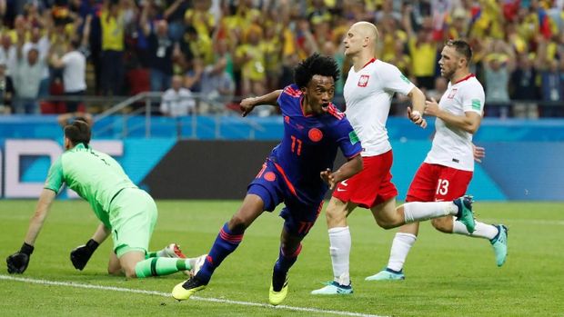 Juan Cuadrado akan jadi ancaman lini pertahanan Jepang.