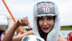 Kue Ultah Lionel Messi Seukuran Orang Aslinya, Mirip Tidak Ya?