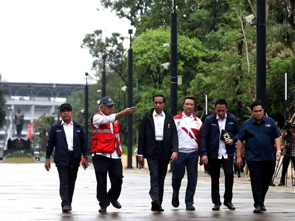 Presiden Jokowi Pastikan Venue di Kompleks GBK Beres Presiden Jokowi Pastikan Venue di Kompleks GBK Beres