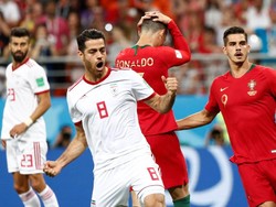 Ronaldo Gagal Penalti, Portugal Diimbangi Iran 1-1