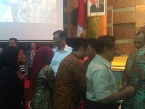 Menteri hingga Mantan Menko Maritim Hadiri Halalbihalal Luhut