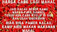Pedas! 10 Meme Sambal Ini Bisa Bikin Kamu Baper Sampai Ngakak