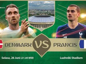Live Report Piala Dunia 2018: Denmark Vs Prancis