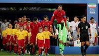 Bertanding di Mordovia Arena, Selasa (26/6/2018) dinihari WIB, kualitas Portugal unggul di atas kertas dari Iran. (Foto: Ivan Alvarado/Reuters)