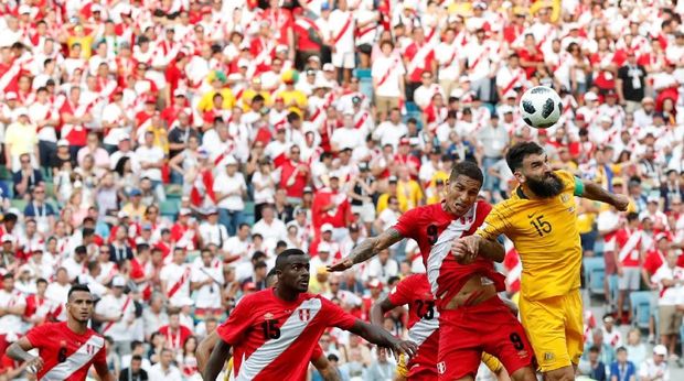 Australia menemani Peru sebagai tim yang tersingkir dari grup C Piala Dunia 2018.