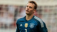 Manuel Neuer, kemampuannya dalam menjaga gawang menjadikan Neuer kiper yang paling diandalkan oleh timnas Jerman. Penampilannya di lapangan pun selalu terlihat memukau. Boris Streubel/Getty Images.