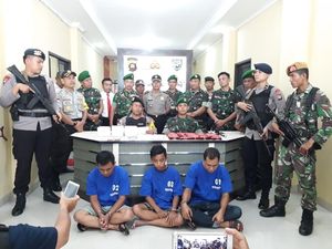 Penyelundup Narkoba yang Kabur ke Perbatasan RI-Malaysia Ditangkap